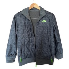 The North Face Boy  s Sz Med 10/12 Quilted Reversible Full Zip Puffer Coat Jacket