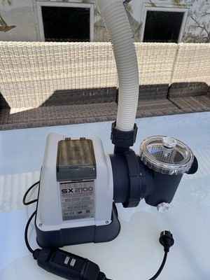 Intex SX 2100 nur Pumpe 250 W 220 240 V mit Timer für Schwimmbecken ohne Filter
