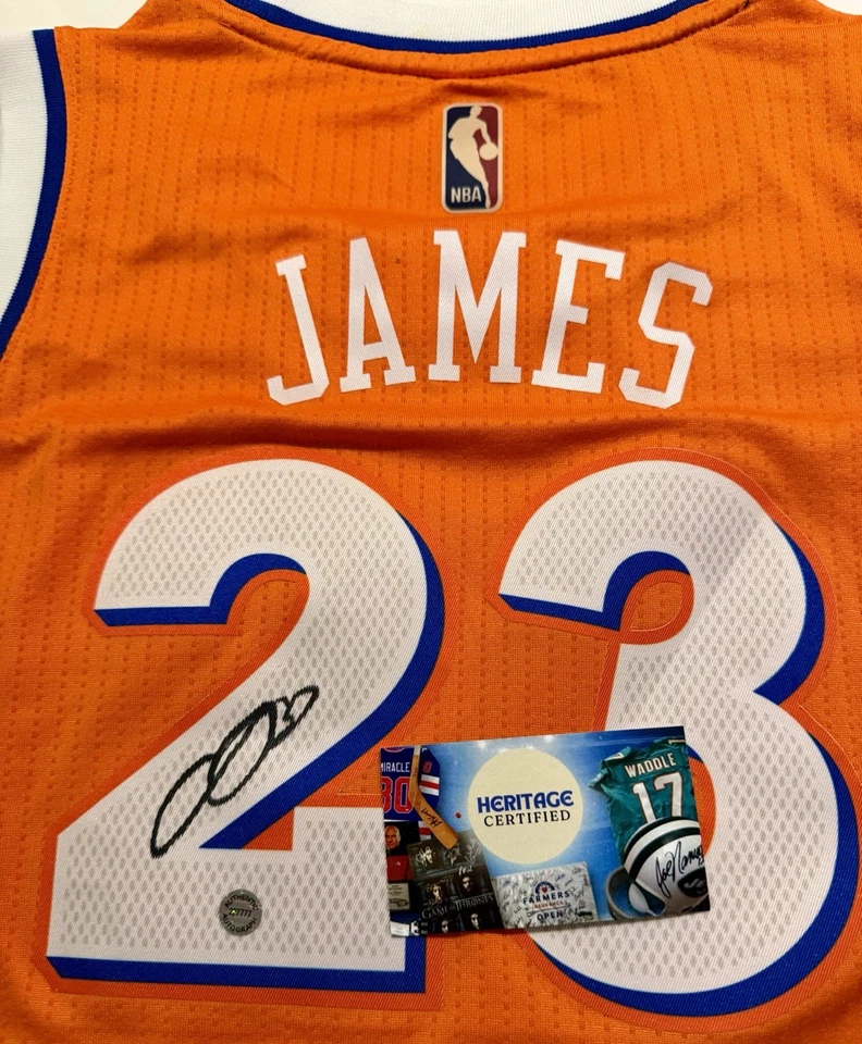 LeBron James Signed Basketball Jersey Cleveland Cavaliers #23 Autographed w/COA - Image 2 of 4