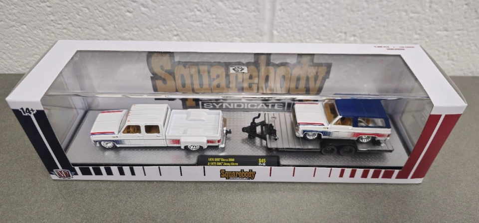 2025 M2 Machines Squarebody Syndicate Auto Haulers SET OF 3!! FREE SHIPPING - Image 3 of 4