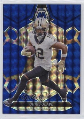 2024 Panini Mosaic Blue Mosaic Prizm 12/99 Chris Olave #157 1g6n