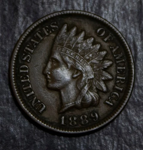 1889 Indian Cent XF     Lot 4455