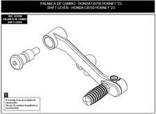 Protège-cadre PUIG Noir Pour Honda CB600F Hornet 2007 - Mod. R19 - Neuf - Espagne