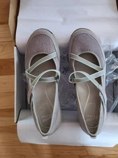 NIB!! Women's Dansko Hilda Mary Jane Gray Leather Suede Shoes Size 41 (10.5-11)