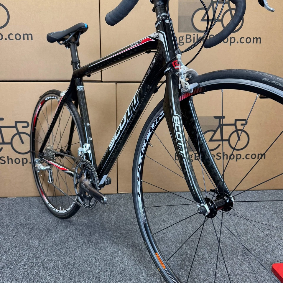 Bicicleta de carretera Scott CR1 Pro usada, fibra de carbono-2008, 54 cm Foto 3 de 4