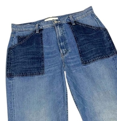 MOTHER Superior 30 Wide Leg The Patch Maven Heel Love Triangle Jeans $298 MSRP 
