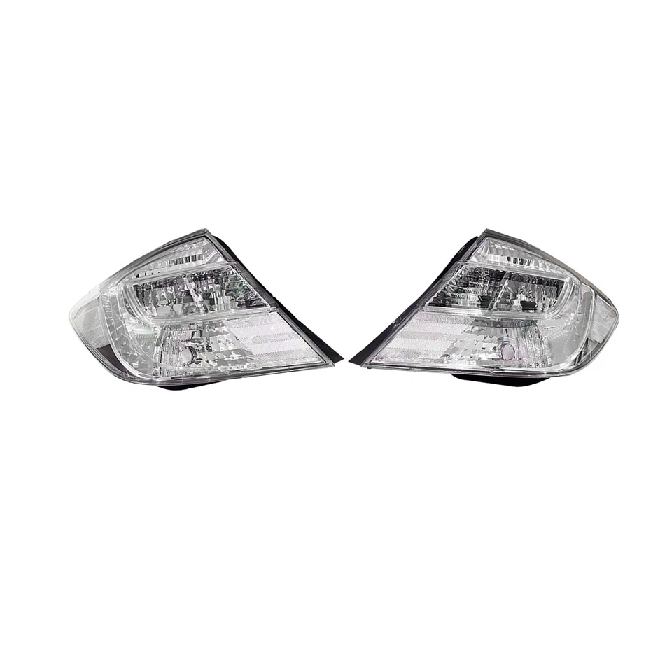 Cubierta de señal de giro de luces traseras de freno de lente cristalina para Civic Sedán 2012 4P Foto 3 de 4