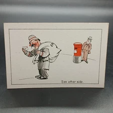 1929 Sarony Humorous Wright Rite Limerick Gag Art Tobacco Cigarette Card
