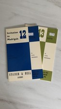 Invitation To Madrigals Sheet Music Book Duo Bundle