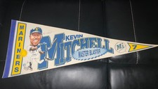 Vintage 1992 Kevin Mitchell Seattle Mariners MLB Felt Pennant MASTER BLASTER