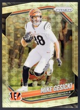 2025 Panini Prizm Mike Gesicki Gold Vinyl /5 #79 Cincinnati Bengals SB6