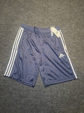 adidas men Designed 2 Move 3-Stripes Shorts Navy Blue/White Large NWT NEW