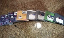Lot of 7 Iomega ZIP 100 disks - 100MB ZIP Disk - New and Used
