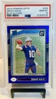 2024 Drake Maye Panini Donruss Optic Rated Rookie #229 Blue Glitter Prizm PSA 10