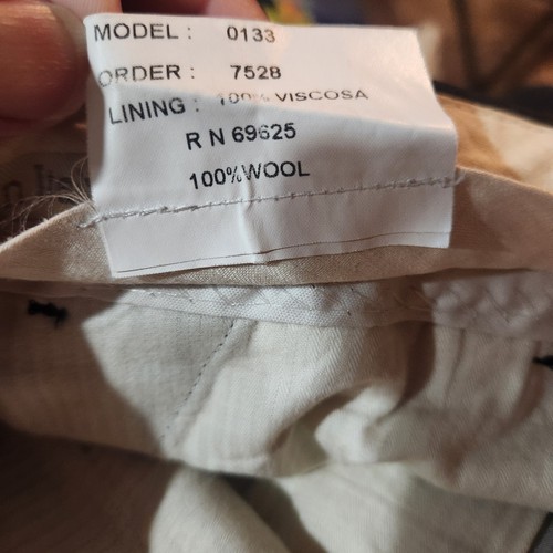 Tuta LORD & TAYLOR Metropolitan a righe in lana ๐ฎ๐น 48L W40" L29" +1,5" REDA anni 100 - Foto 10 di 14