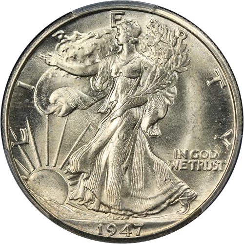 1947-D Walking Liberty Half PCGS MS65 Great Eye Appeal Nice Strike