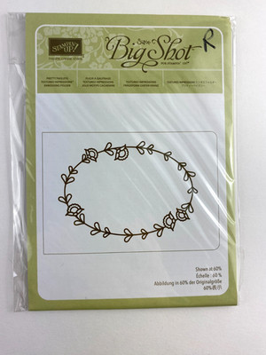 PRETTY PAISELYS - Stampin Up Sizzix Big Shot Embossing Folder