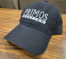 Primos Hunting Black Solid Cap w/ Hook/Loop Closure