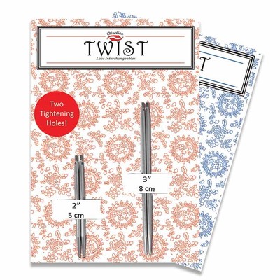 ChiaoGoo TWIST Short Combo Set auswechselbare Nadelspitzen 5 + 8 cm alle Stärken