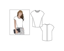 Sewing Pattern - Besharl Knit Tee Sizes 04-16 - Click for Other