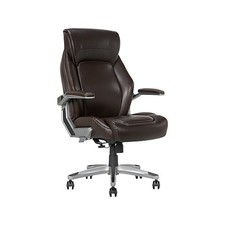 La-z-boy Meyer Ergonomic Bonded Leather Swivel Executive Chair Brown 60082-brn La-z-boy Meyer Ergonomic Bonded Leather Swivel Executive Chair Brown 60082-brn