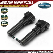 Left & Right Headlamp Headlight Washer Nozzle Sprayer for Volvo XC90 2003-2006