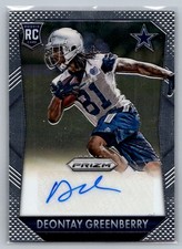 Deontay Greenberry 2015 Panini AUTO Prizm Dallas Cowboys RS-DG RC,AU