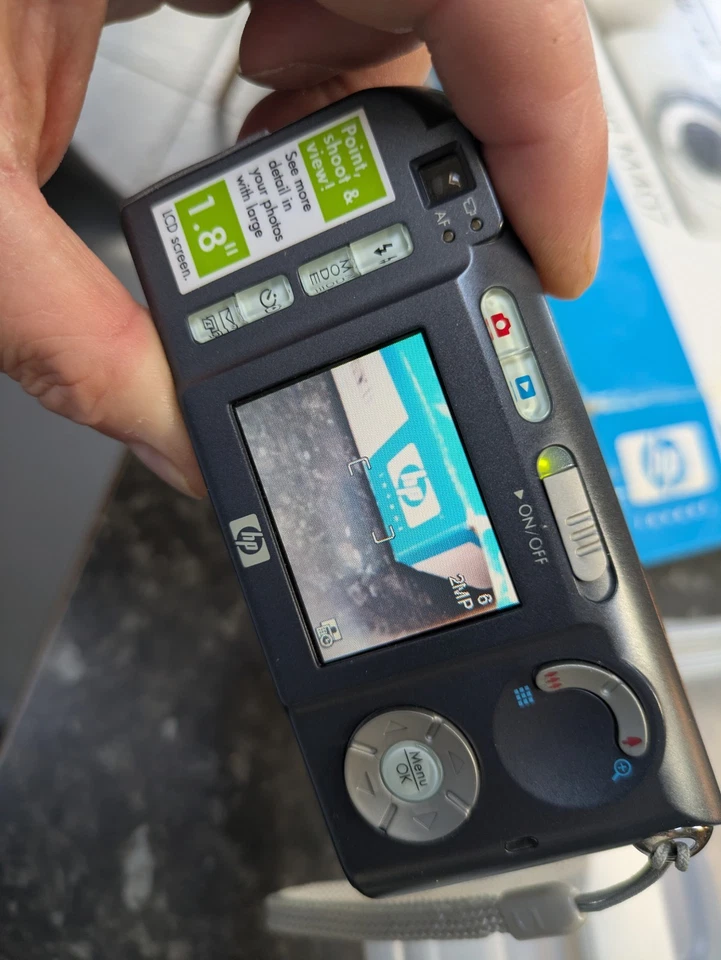 HP PHOTO SMART M407 DIGITAL CAMERA 4.1 MEGA PIXELS 4.1MP COMPACT CCD Camera - Image 4 of 4