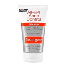 All-In-1 Acne Control Daily Face Scrub to Exfoliate and Treat Acne, Salicylic