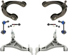 Front Upper & Lower Control Arms & Link For Jeep Grand Cherokee 2016-2021