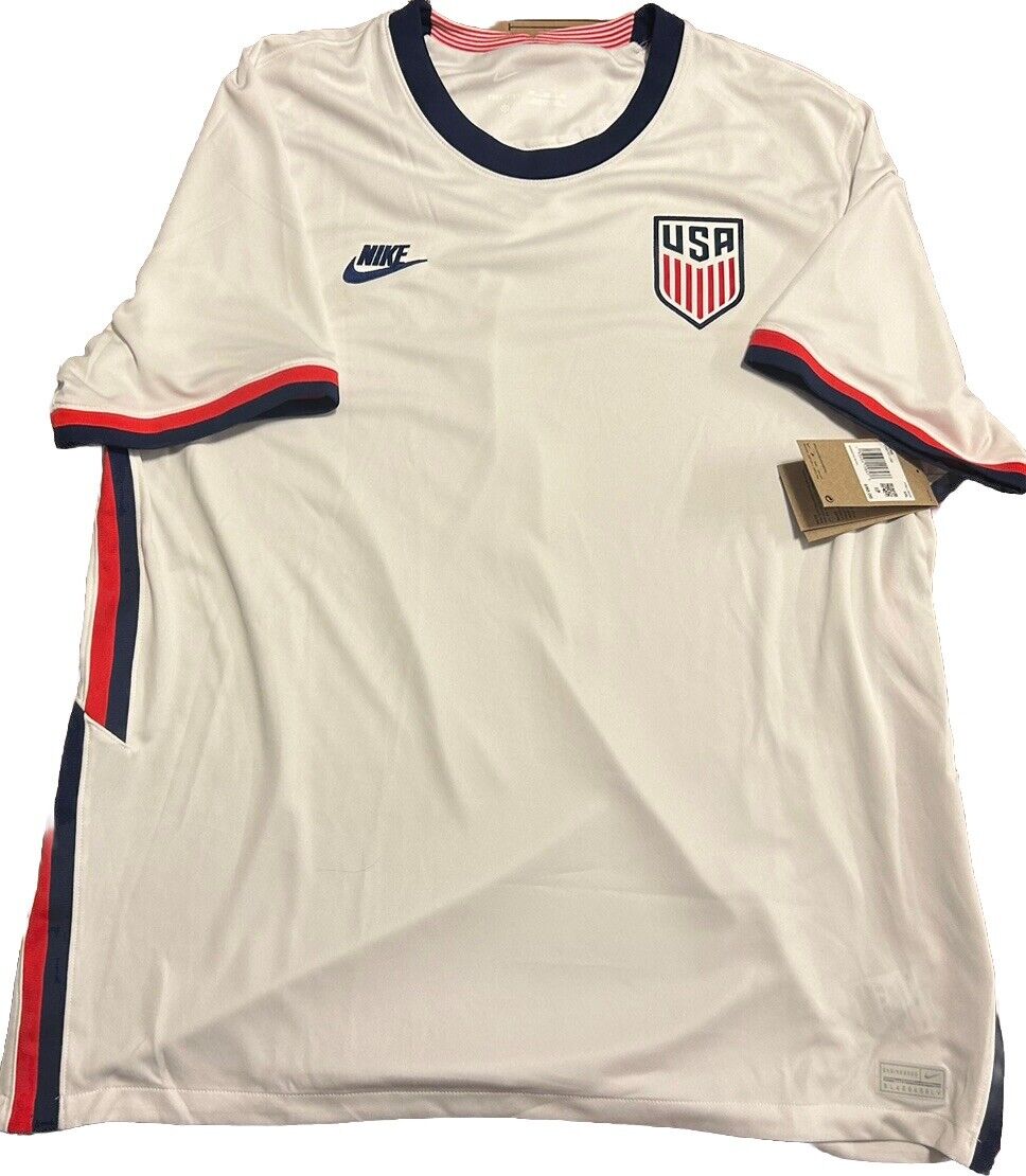 USA USMNT Soccer 2020-22 Home Jersey XXL BNWT Nike CD0737 USA USMNT Soccer 2020-22 Home Jersey XXL BNWT Nike CD0737