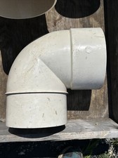 Lot Of 10 8” 90 Degree Bend Street Hub X Spigot PVC SDR 35 ASTM D3034 Storm