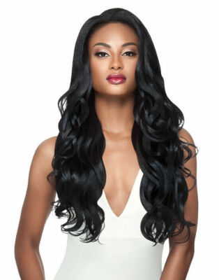 AMEENA Outre Quick Weave Reversible Synthetic Half Wig