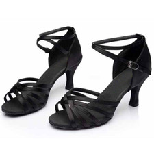 NEW Women Girl lady Ballroom Tango Latin Dance Dancing Shoes Heeled Salsa HOT