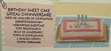    New  Miniverse Mini Make It FROM SCRATCH. Opened Unmade BIRTHDAY SHEET CAKE