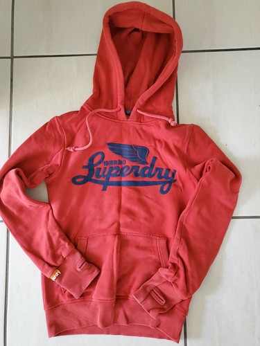 red moletom com capuz superdry