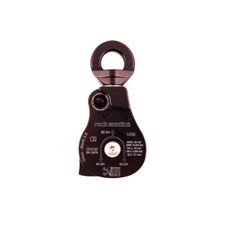 Omni Block Swivel Pulley Loss Proof  2.6" Single Black  by Rock Exotica