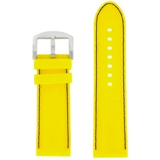 Watch Band Divers Silicone Rubber Waterproof Yellow Blue Orange  Black
