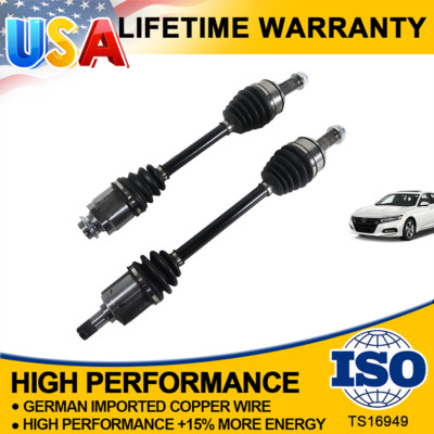 CV Axle Shaft Pair 2 for Acura TSX 2008-2014 Honda Accord 2014 Civic 2.4L 2PCS