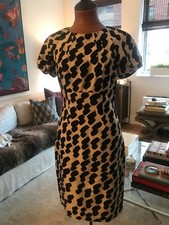 David Meister Work Sheath Shift Dress Size 2