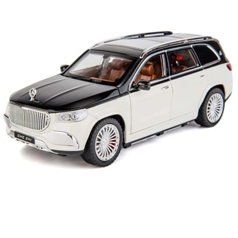 1:24 Maybach GLS GLS600 Alloy Luxy Car Model Diecasts Metal Toy Vehicle Toy Gift - Image 3 of 4