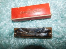 COLLECTABLE THE BANDMASTER SMALL HARMONICA IN ORIGINAL BOX DRWZ 33050 GERMANY