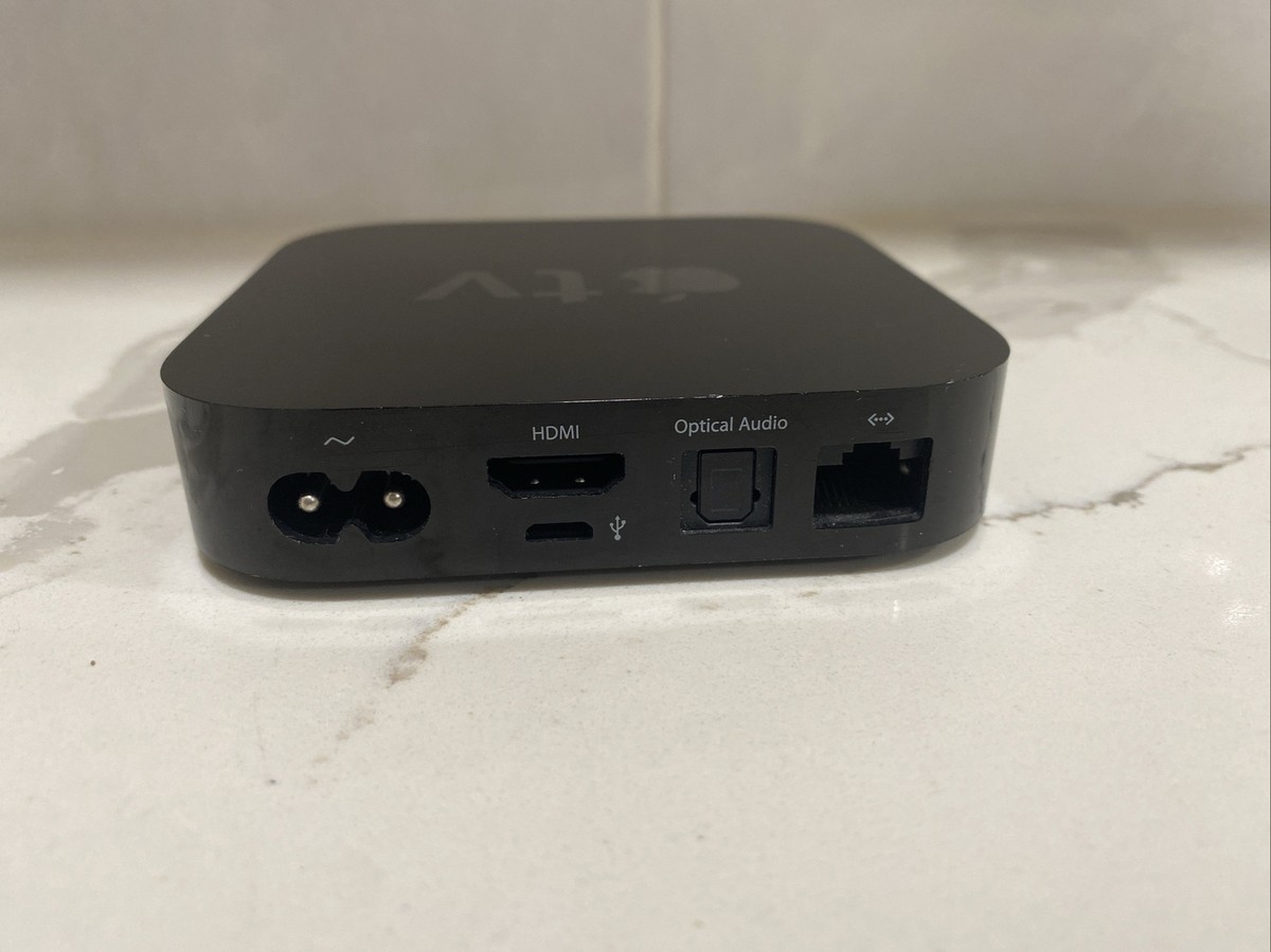 Apple TV 3rd Generation A1427 Black Digital HD Media Streamer Not