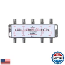 Cables Direct Online 8 Way Bi-Directional 5-2300 MHz Indoor and Outdoor Water