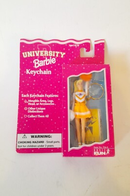   BARBIE UNIVERSITY SCHLÜSSELANHÄNGER BASIC FUN MATTEL 1998 Puppe selten
