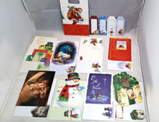 Lot Of NEW Christmas Cards With Envelopes SNowman Santa etc