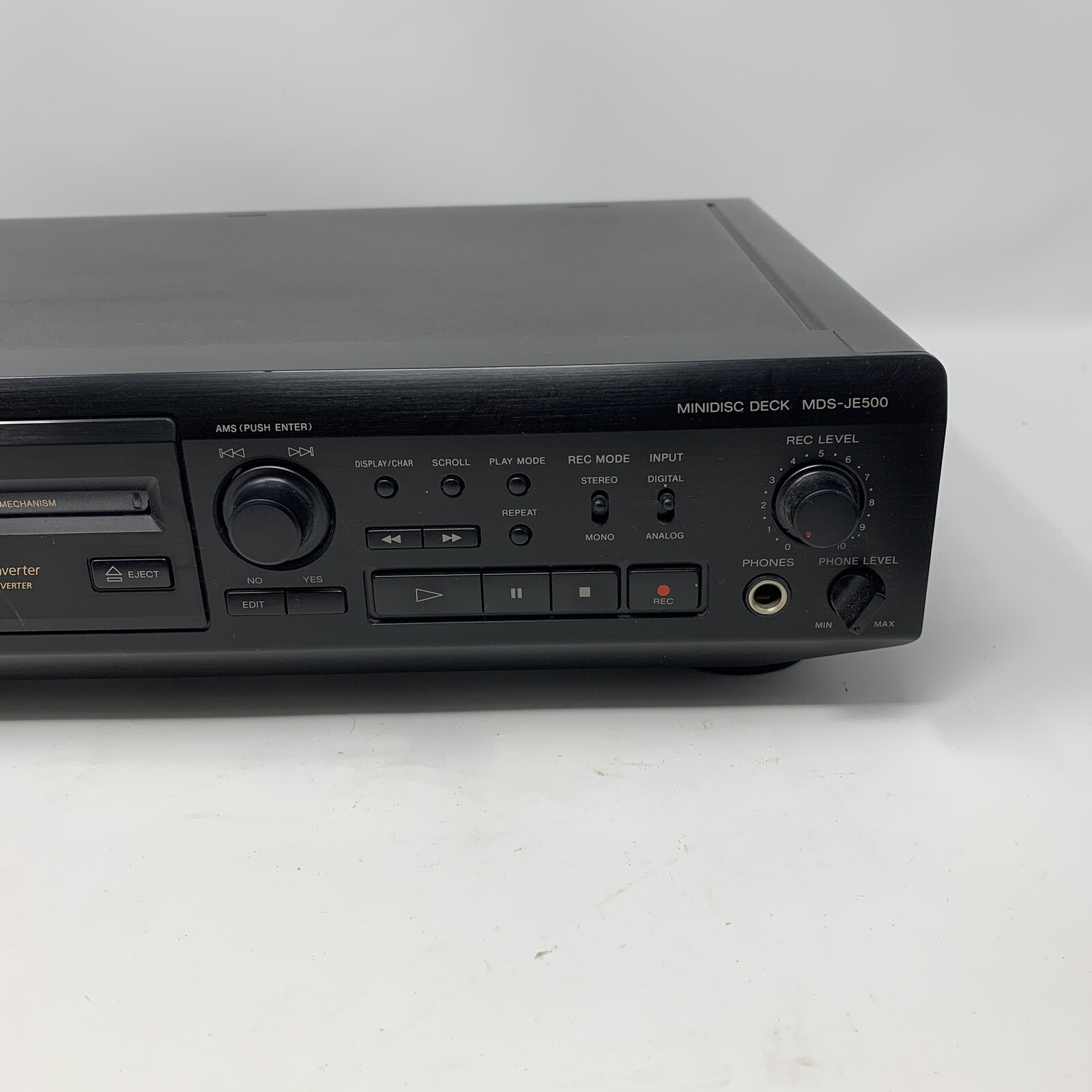 Sony MDSJE500 Vintage MiniDisc Deck Player/Recorder eBay