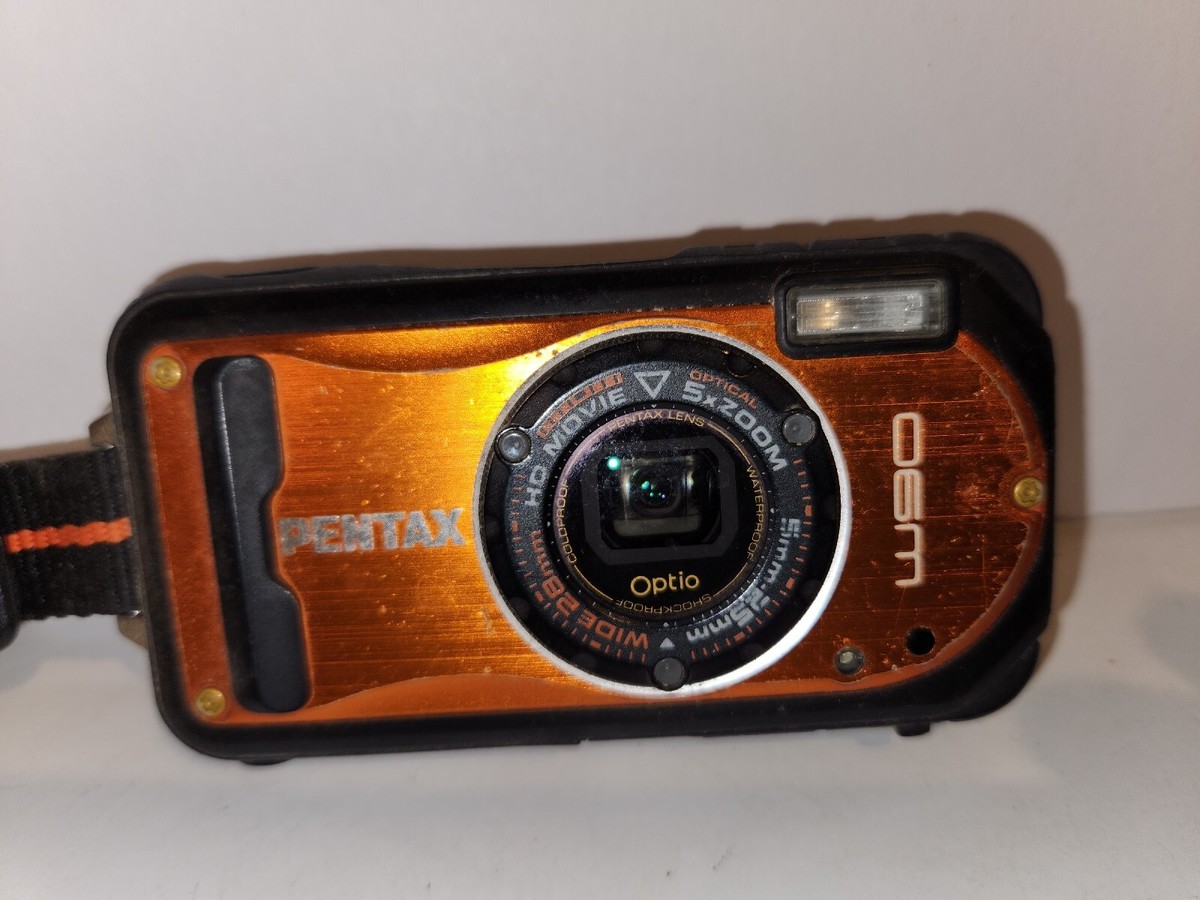 takaPENTAX Optio W90 12.1メガピクセル Pentax Optio W90 Black 12.1 MP Waterproof Digital Camera