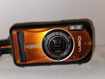 Pentax Optio W90 Black 12.1 MP Waterproof Digital Camera