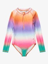 Molo Kids Necky Magic Fade Long Sleeve Girls Swimsuit Rainbow (UPF50+)